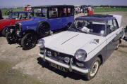 Clyno Royal Saloon & 1961 Triumph Herald 1200 Saloon