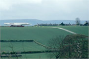 The last stage of Concorde's journey from London to the Museum of Flight, across country from the A1.