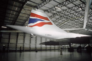 Another view of Concorde's tail and the modifications to the roof, this time from the starboard side.