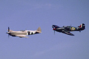 Spitfire PR.XI G-MKXI & Hurricane Mk.XIIB G-HURR