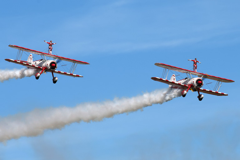 Boeing Super Stearmen SE-BOG and N707TJ