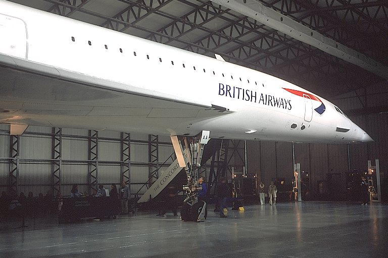 Concorde G-BOAA at the Museum Of Flight.