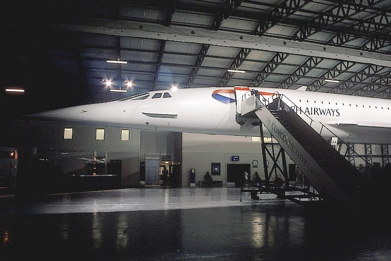 Concorde G-BOAA in its new home at the Museum of Flight, East Fortune. Concorde G-BOAA at the Museum Of Flight.