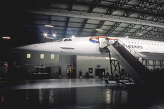 Concorde G-BOAA in its new home at the Museum of Flight, East Fortune.