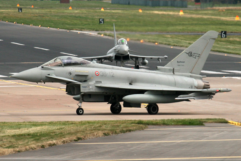 Eurofighter EF-2000 Typhoon Ss 36-12 and 36-02