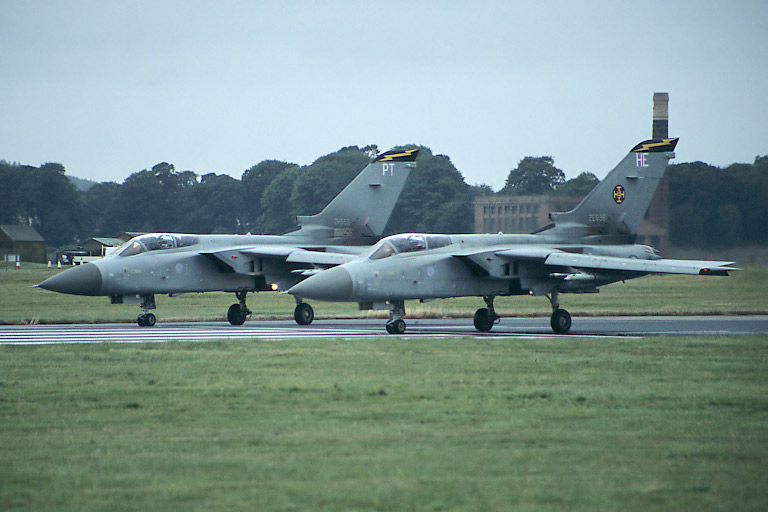 Panavia Tornado F3s ZH555 and ZE936