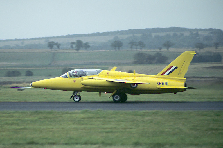 Folland Gnat T.1 G-MOUR "Yellow Jacks"