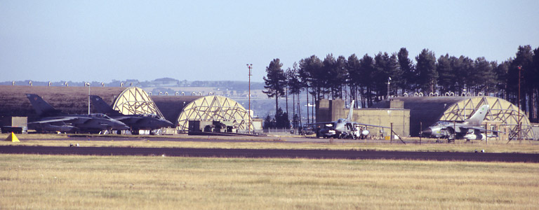 Panavia Tornado GR4s preparing for the Simulated Airfield Attack