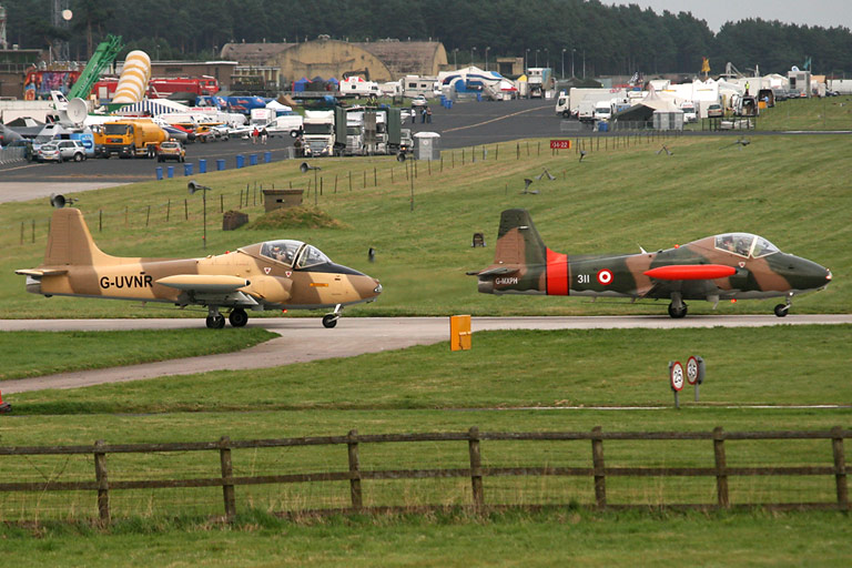 Strikemaster Mk.87 G-UVNR and Strikemaster Mk.84 G-MXPH