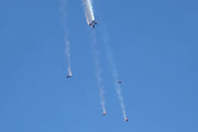 RAF Falcons Parachute Display Team & Boeing Chinook HC2