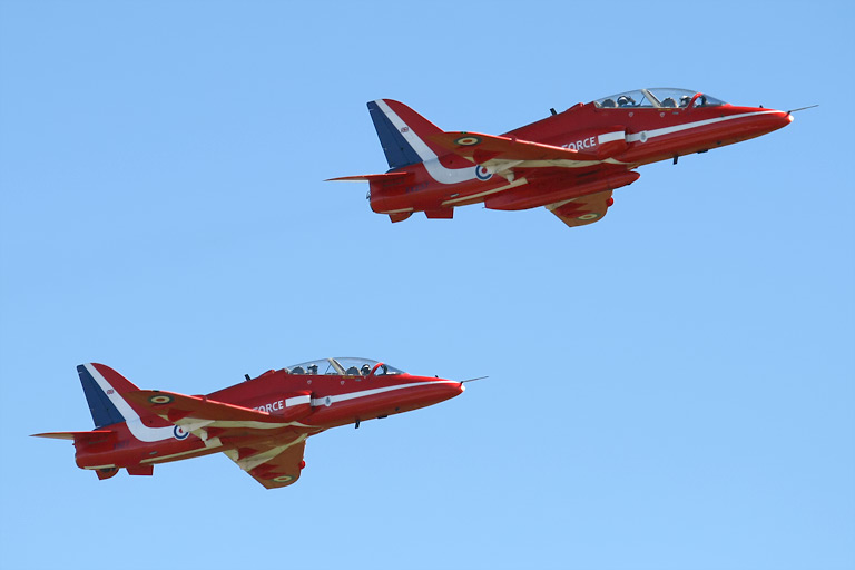 Red Arrows Hawk T1/As XX177 and XX237