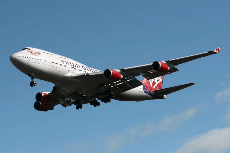 Virgin Atlantic Boeing 747-4Q8 G-VTOP "Virginia Plain"
