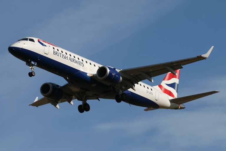 BA Cityflyer Embraer ERJ-190-100SR G-LCYJ