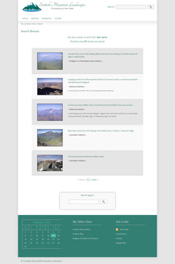Scottish Mountain Landscapes Search Engine