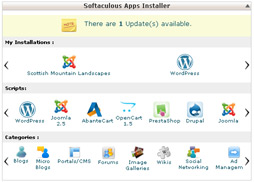 Softaculous Apps Installer